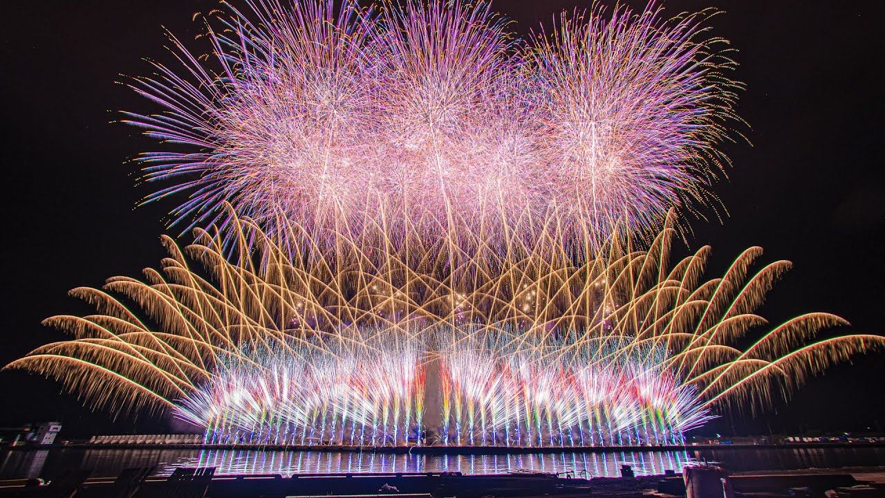 【秋田縣】港祭能代之花火